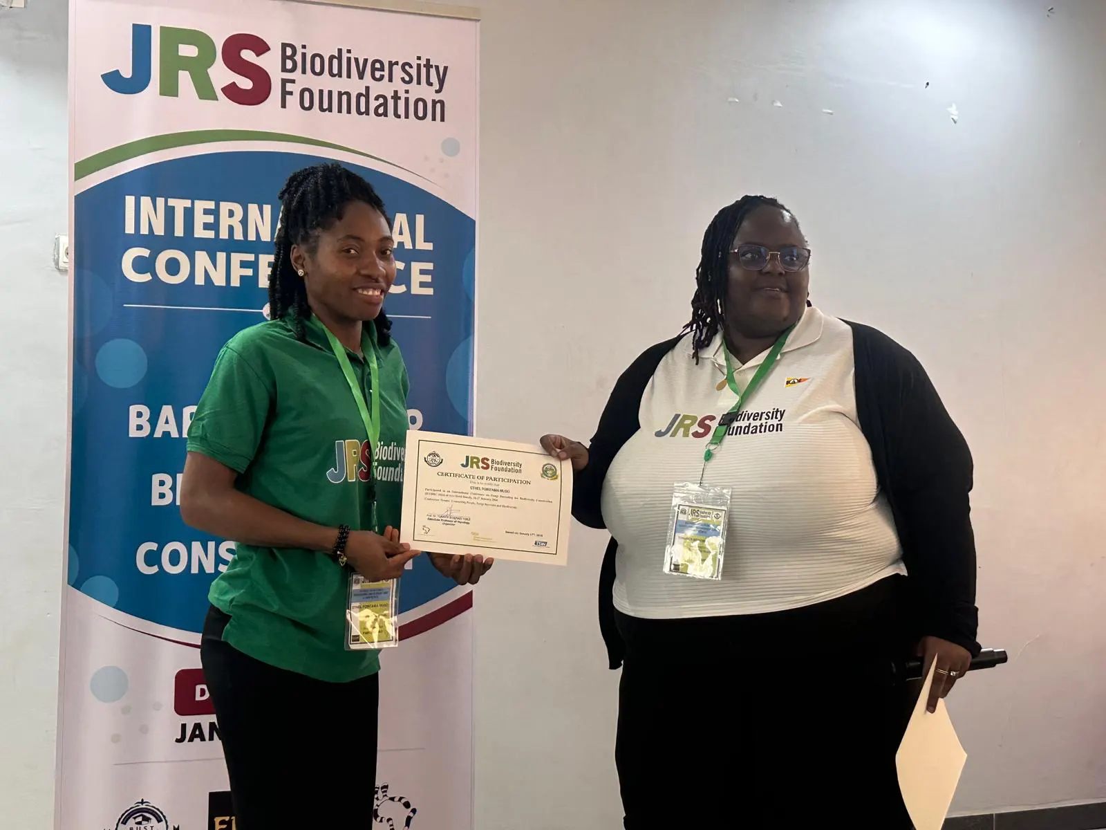 With a Master Student Ethel F