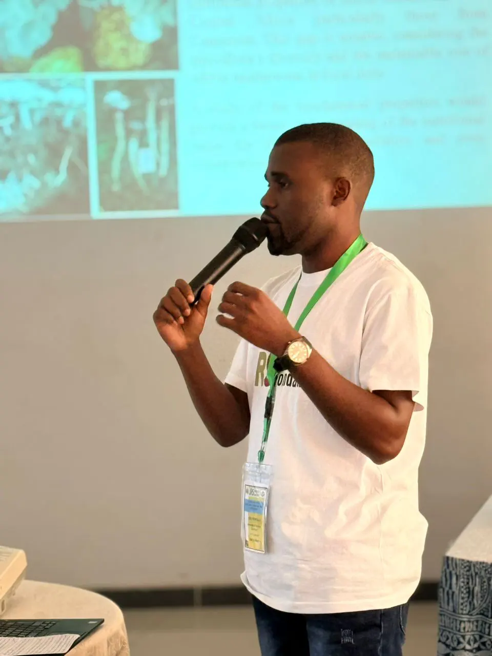 Presentation by participant 1